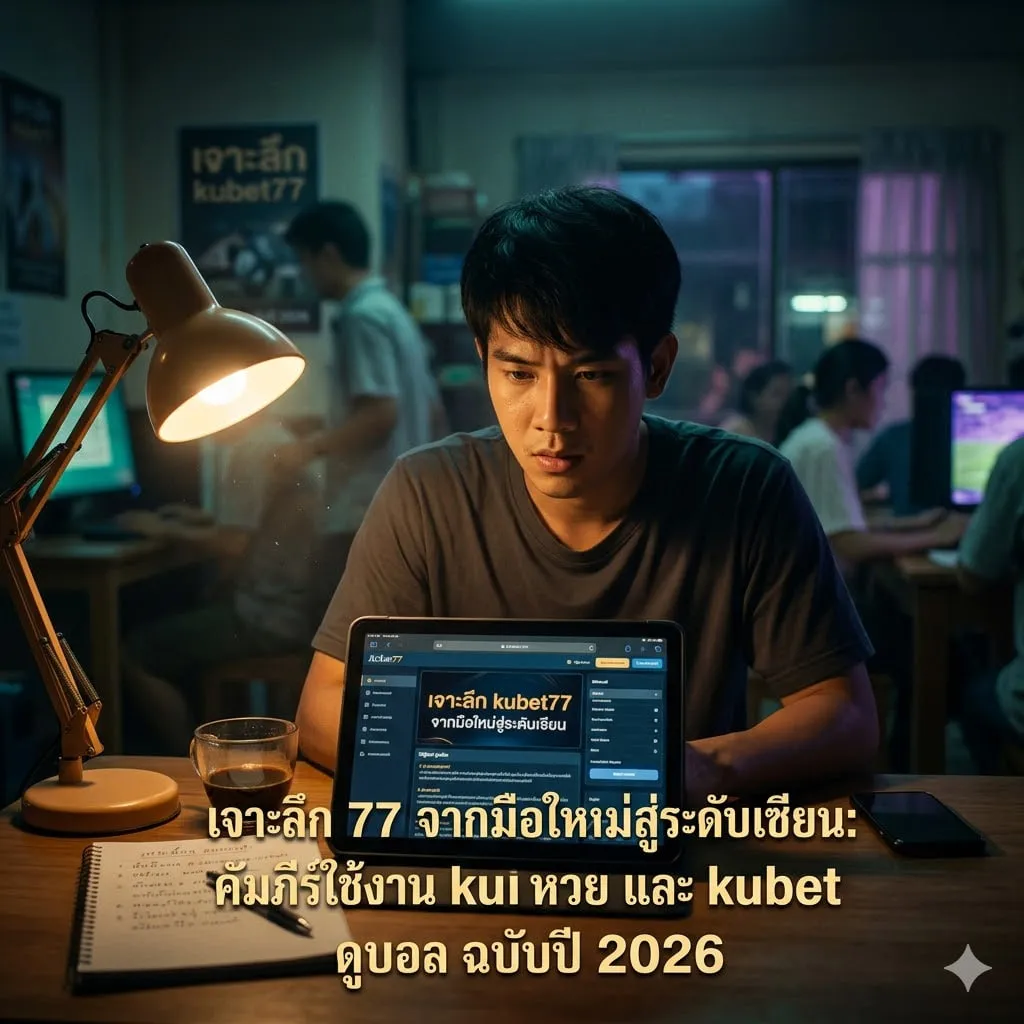 เจาะลึก kubet77 จากมือใหม่สู่ระดับเซียน: คัมภีร์ใช้งาน ku หวย และ kubet ดู บอล ฉบับปี 2026
