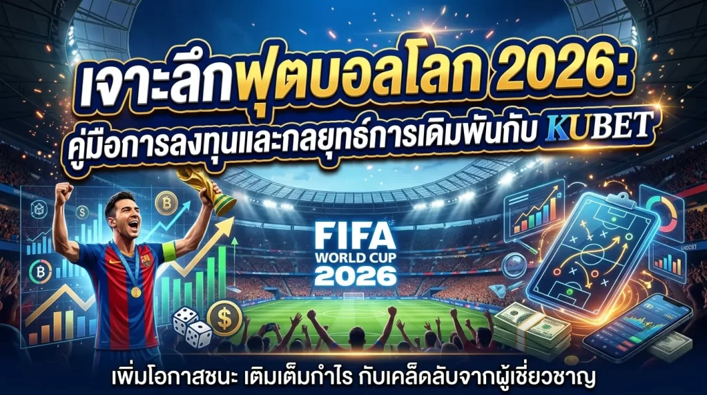 เจาะลึกฟุตบอลโลก 2026: คู่มือการลงทุนและกลยุทธ์การเดิมพันกับ KUBET