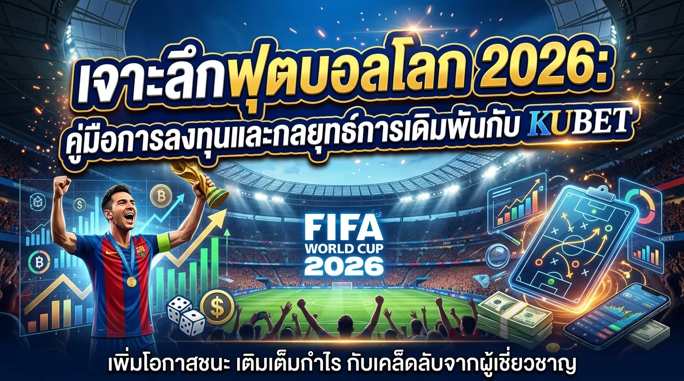เจาะลึกฟุตบอลโลก 2026: คู่มือการลงทุนและกลยุทธ์การเดิมพันกับ KUBET